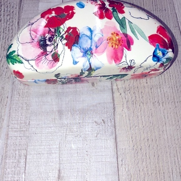 Jessica McClintock floral glasses case hard shell